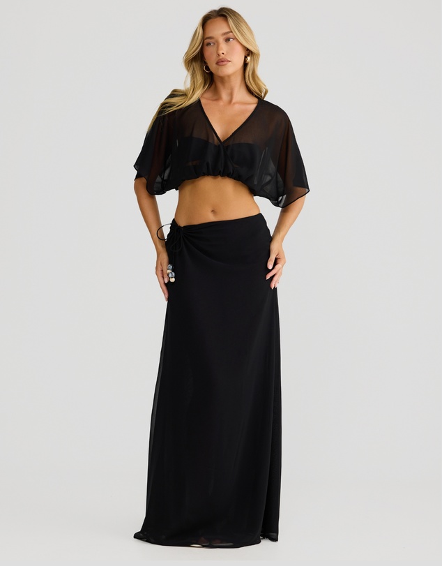 Vacay Swimwear - Vela Skirt Black