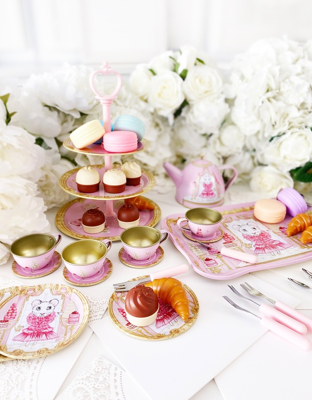 Claris The Chicest Mouse In Paris By Pink Poppy - Claris High Tea Set