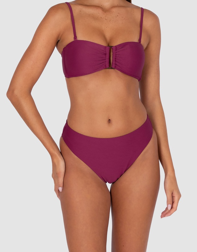 Baku Swimwear - Rococco High Waist Cheeky Bikini Bottom