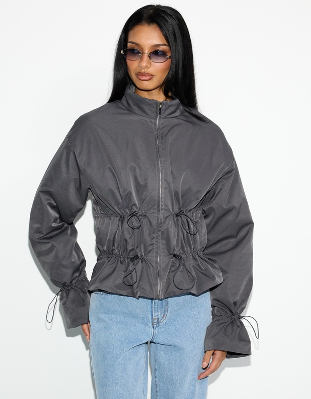 Dazie - Sarah Cinch Drawcord Puffer Jacket