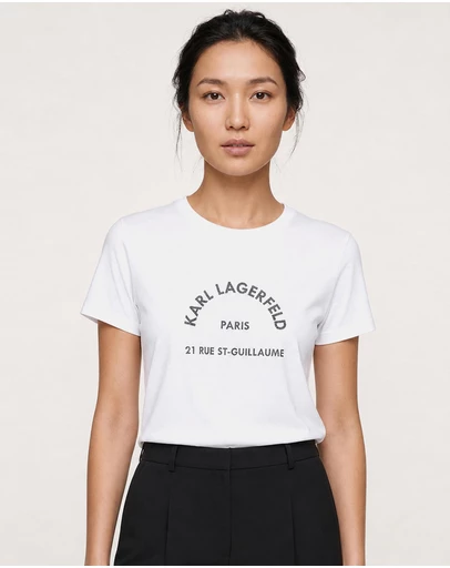 Karl Lagerfeld - Rue St-Guillaume Glitter T-Shirt