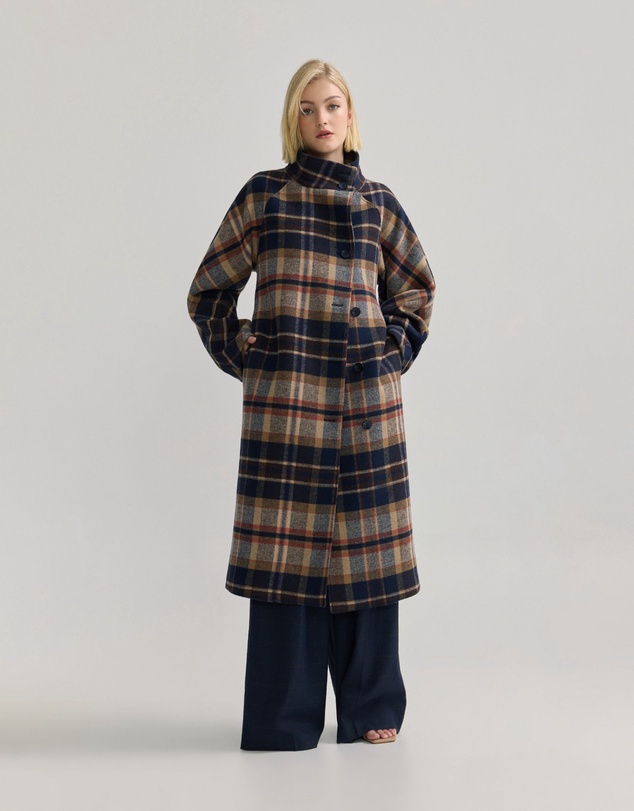 Oxford - Edi Wool Checked Coat