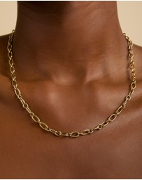 Astrid & Miyu - Open Link 18ct Gold Plated Necklace