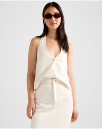 Forever New - Frankie Denim Halter Neck Top