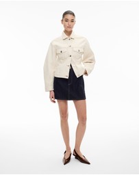 Witchery - Denim Belt Mini Skirt