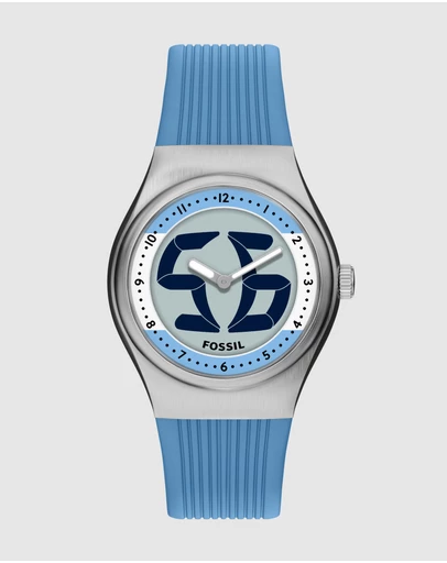 Fossil - Archival Big Tic Blue Analogue-Digital Watch