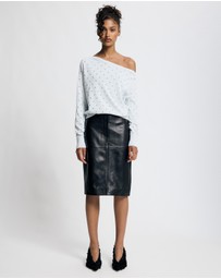 Lover - Ramona Stud Asymmetrical Jumper