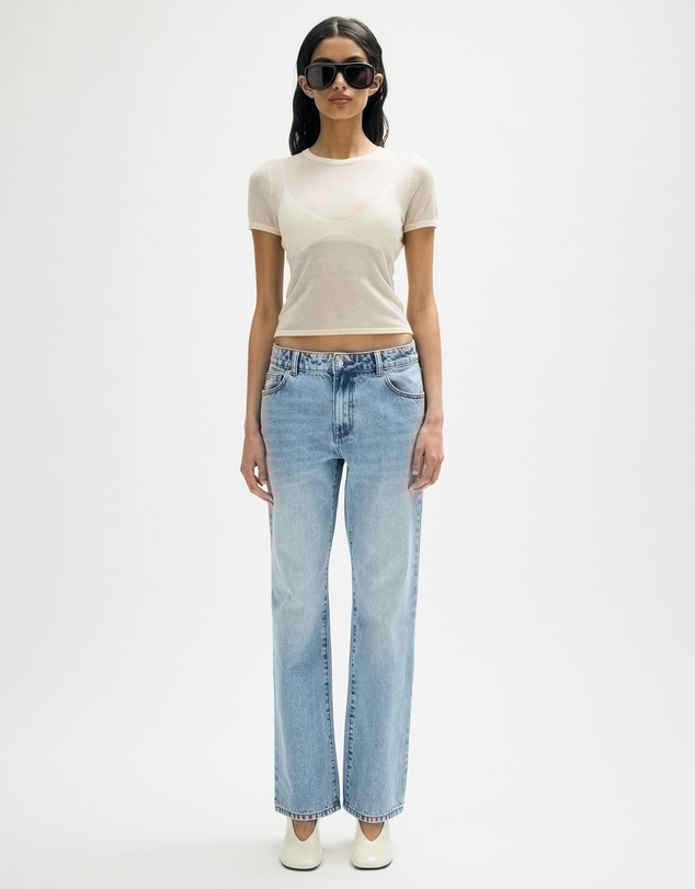 Minima Esenciales - Margot Low Rise Straight Jeans