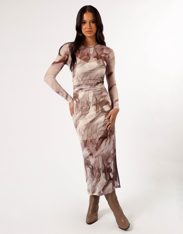 Petal & Pup - Adrianna Maxi Dress - Cacao