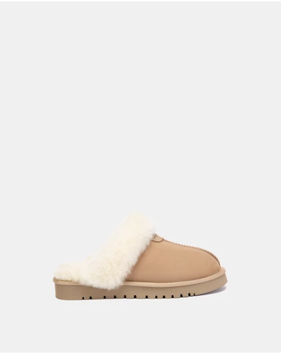 EVERAU - Australian Shepherd Ugg Marden Double Faced Sheepskin Upper House Shoes