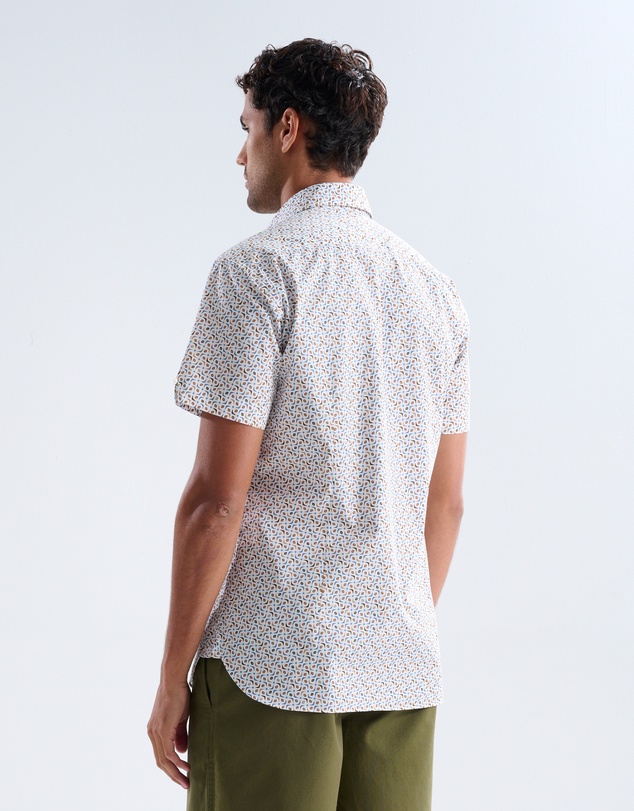 3 Wise Men - 3 Wise Men Sunset Print Short Sleeve Shirt