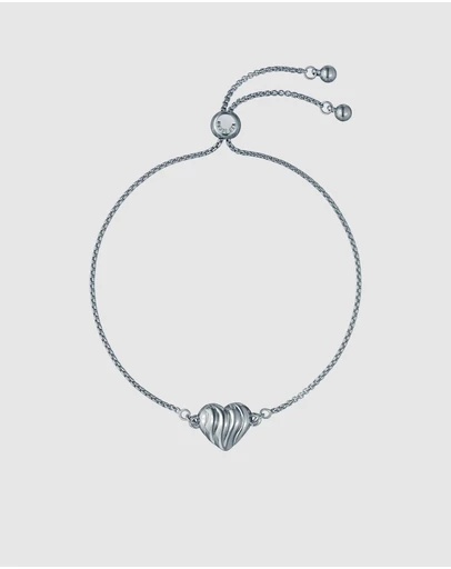 Ted Baker - REGINA: Ripple Heart Adjustable Bracelet