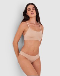 Bras N Things - Body Bliss Wirefree Scoop Bra - Nude 2