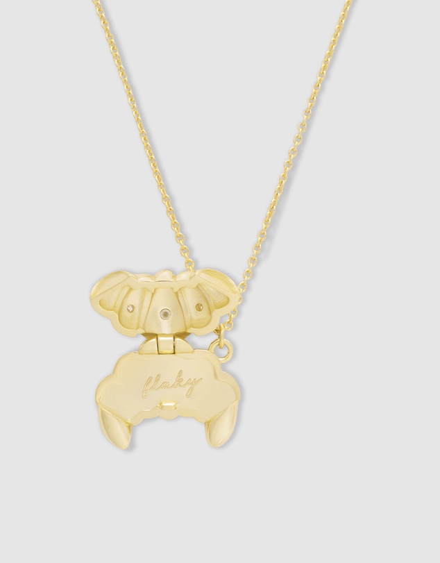 Wanderlust + Co - Croissant Gold Necklace