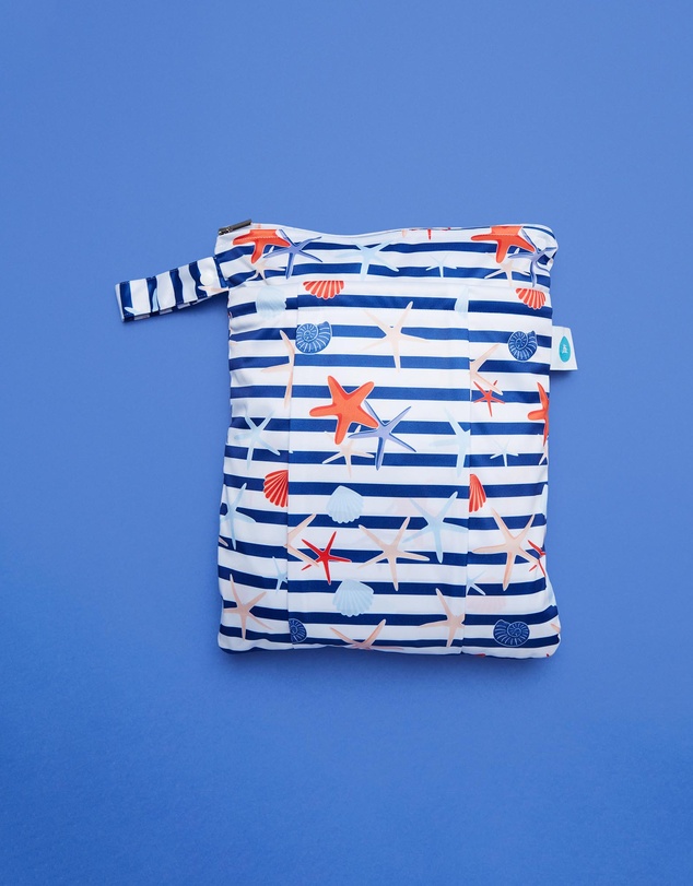 itti bitti - Large with Small Double Pocket Wetbag - Rockpool