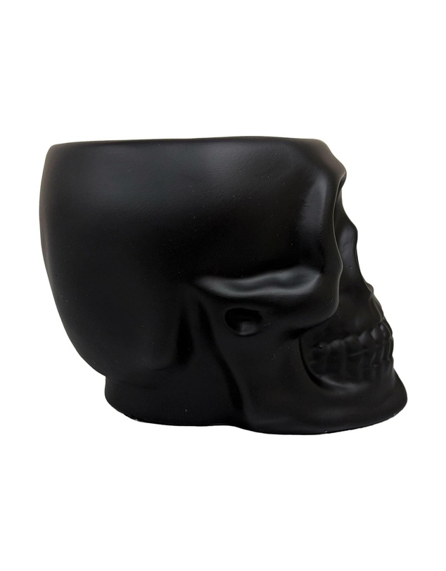 Urban Attitude - Urban Attitude Skull Statue - Matte Black