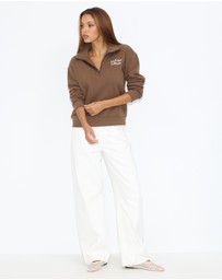 Dazie - Les Palms Quarter Zip Jumper