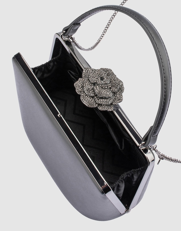 Olga Berg - Grace Embellished Frame Bag