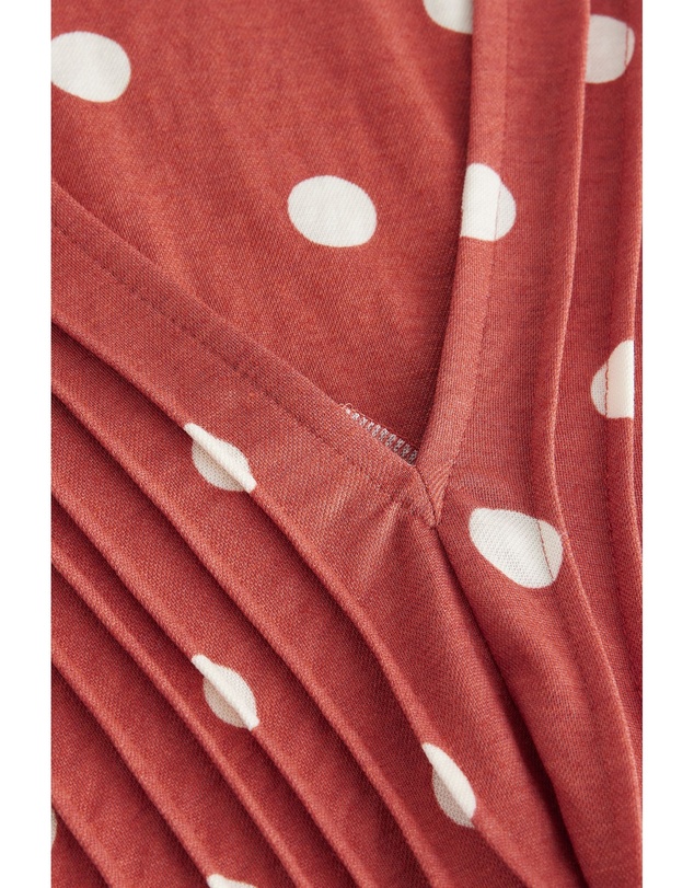 NEXT - Pintuck V-Neck Top