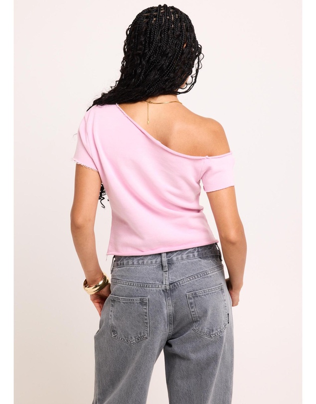 Neon Hart - College One Shoulder Top