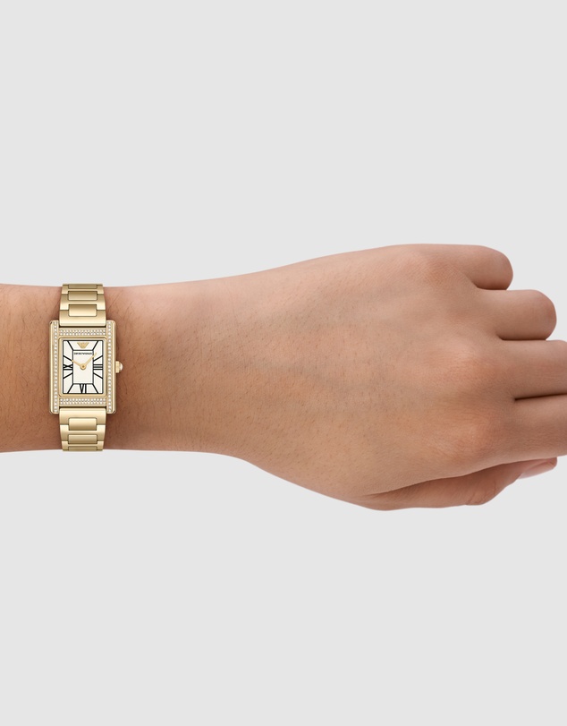 Emporio Armani - Gold Tone Analogue Watch