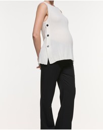 Soon Maternity - Classic Overbelly Straight Pants