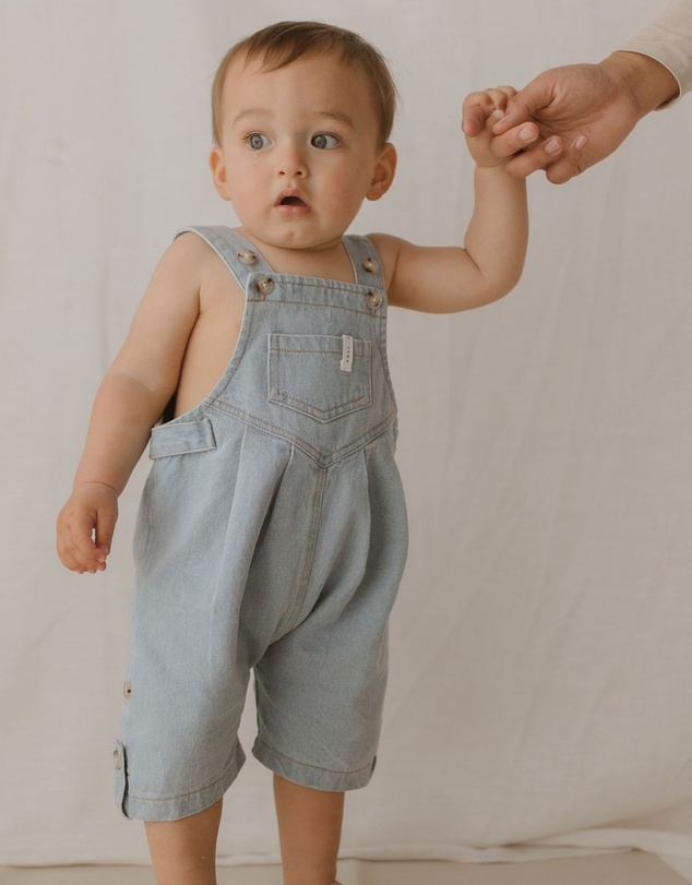 Susukoshi - Denim Overall Shorts