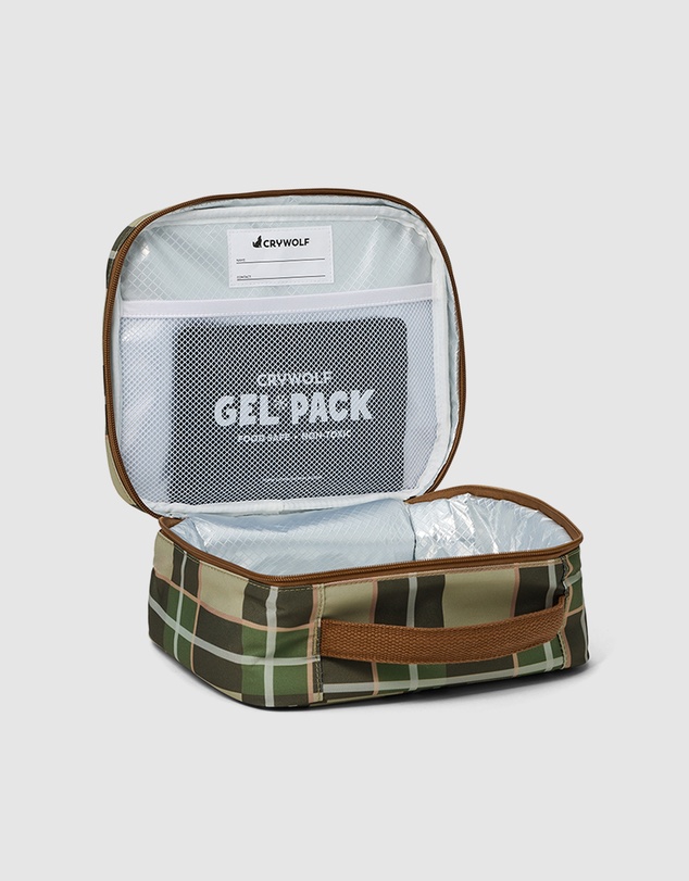 Crywolf - EVERYDAY LUNCH BAG Field Plaid
