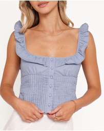 Petal & Pup - Dervla Top - Blue