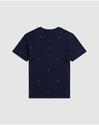 Polo Ralph Lauren - Polo Pony Cotton Mesh Tee - ICONIC EXCLUSIVE - Teens