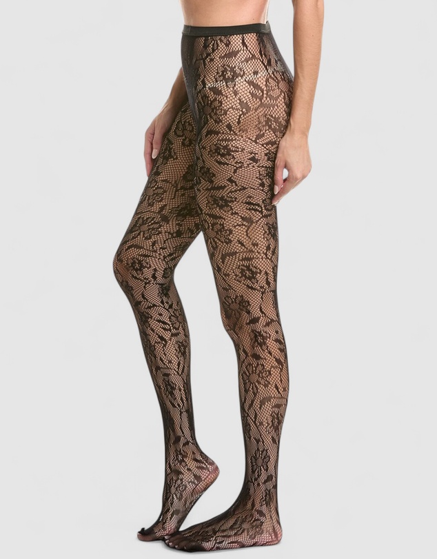 High Heel Jungle - Venise Lace Fishnet Tights