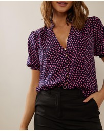 Atmos&Here - Brodie Puff Sleeve Blouse