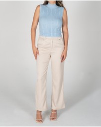 Lydan The Label - Cable Knit Turtleneck Top