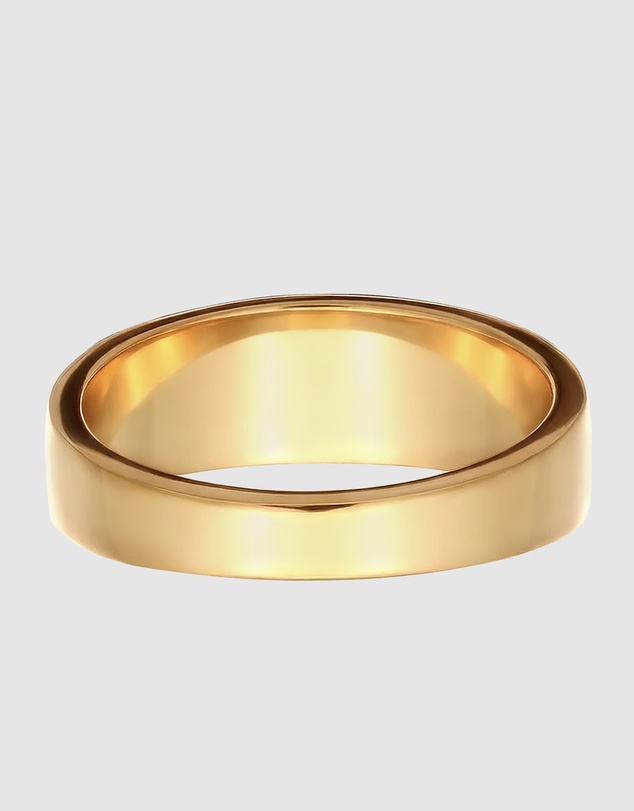 Kuzzoi - ICONIC EXCLUSIVE - Enamel Band Ring in Gold-Plated 925 Sterling Silver