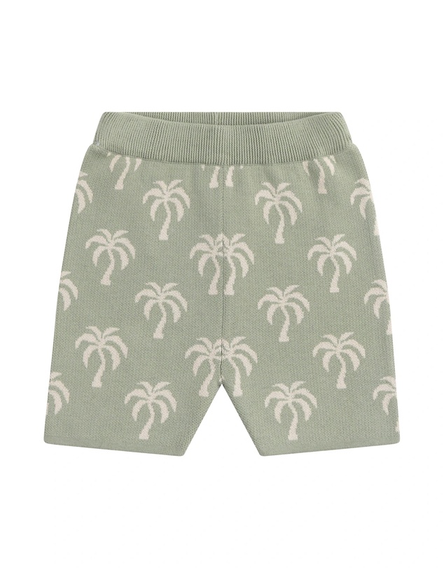 Kynd Baby - Jacquard Knit Bike Short Sage - Size 1