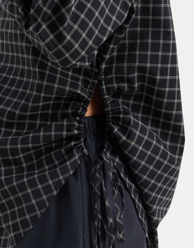 Calli - Lucy Drawstring Check Shirt
