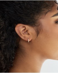 EL&RO Jewellery - April Diamond Birthstone Huggies