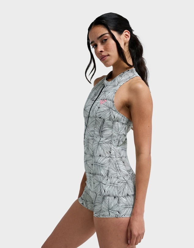 Roxy - Womens Pro Surf Boyleg One Piece Swimsuit