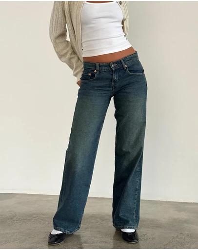Motel Rocks - Low Rise Parallel Jeans