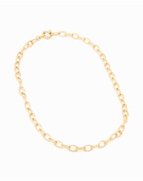Lovisa - Waterproof Gold Plated Stainless Steel Dainty Clasp Chain Necklace