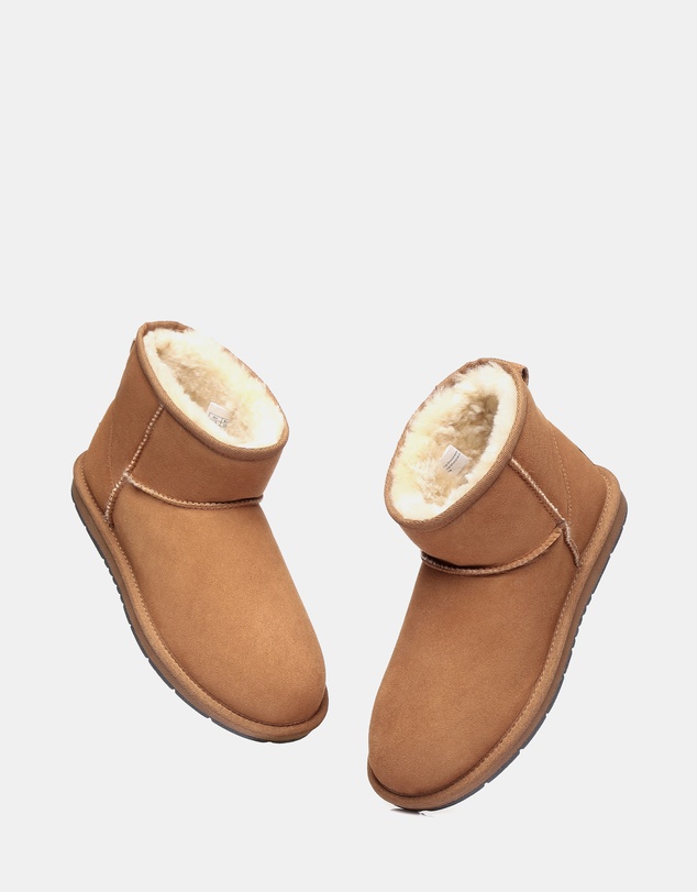 EVERAU - Australian Shepherd Ugg Mini Classic Suede Cow Suede Upper UGG Boots