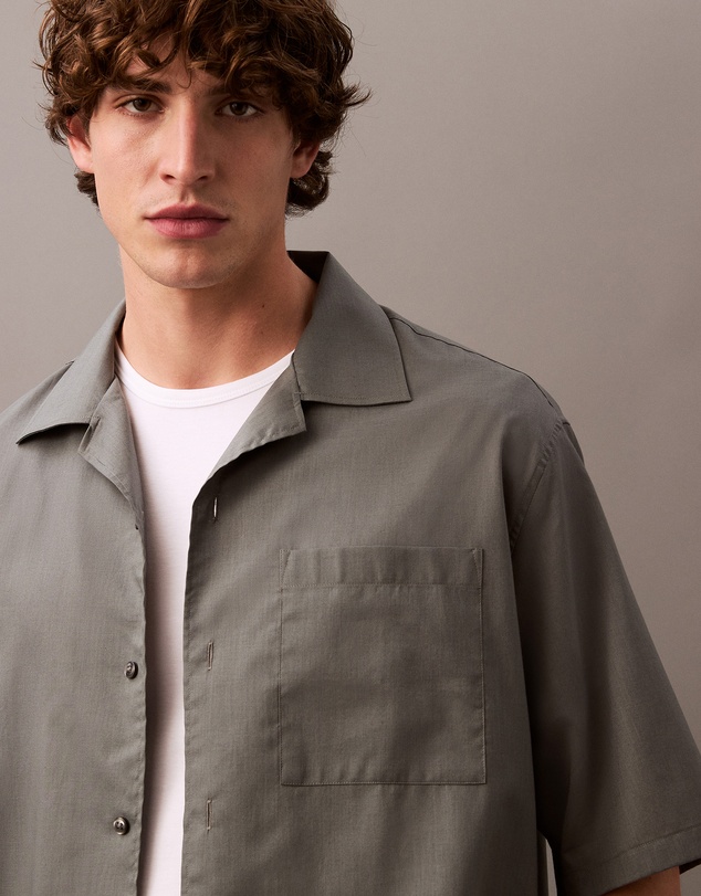 Calvin Klein - Cotton Gauze Relaxed Button-Down Shirt