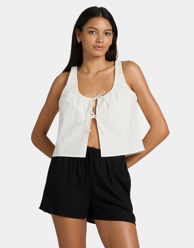 RVCA - Womens Raya Elastic Waist Shorts