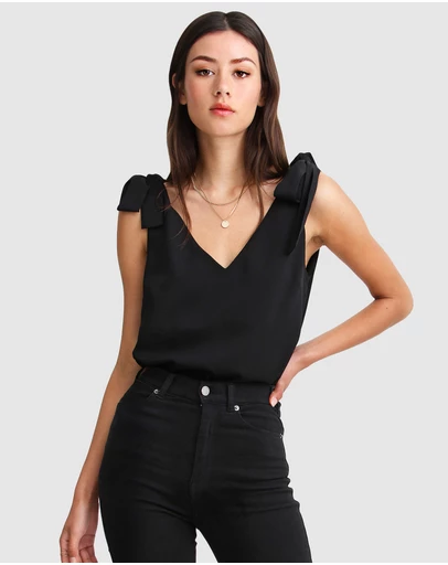 Belle & Bloom - Feel For You V-Neck Top