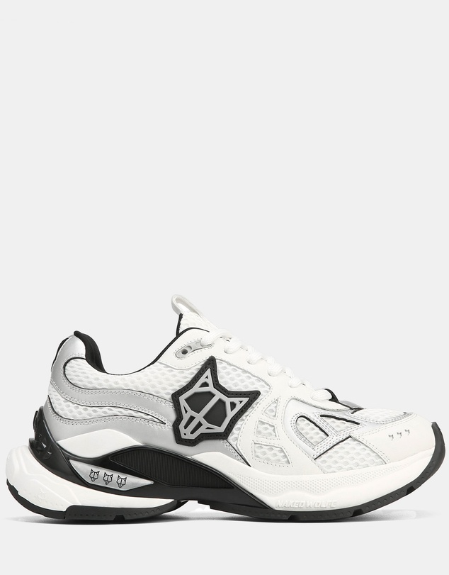 Naked Wolfe - Smash White/Silver Mesh