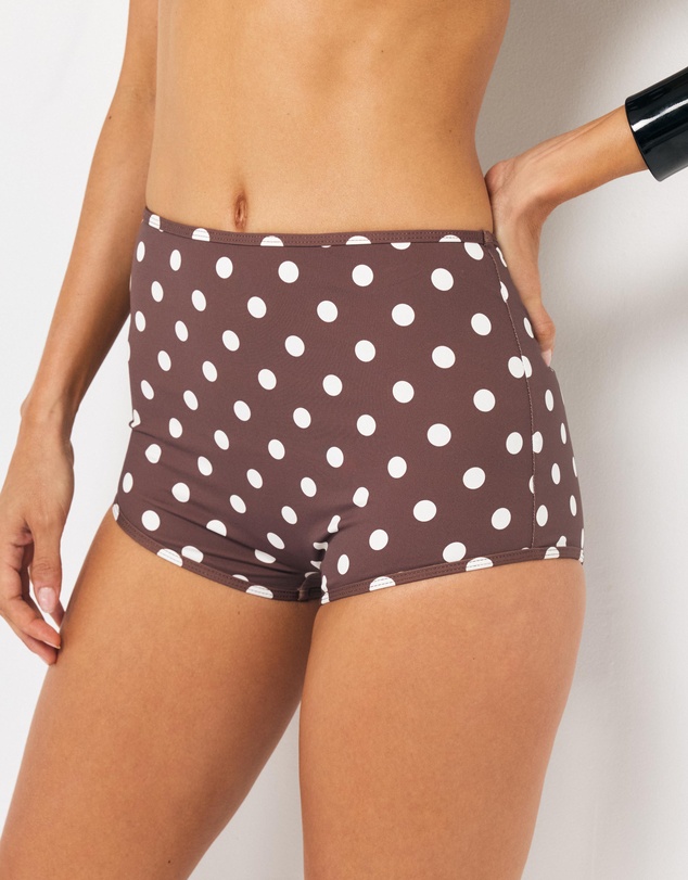 AERE - Polka Dot Swim Shorts