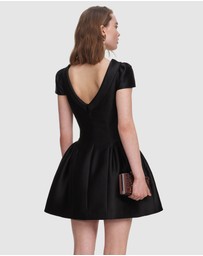 Self Portrait - Taffeta Collared Mini Dress