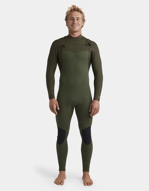 Billabong - Mens 3/2mm Furnace Natural Chest Zip Wetsuit