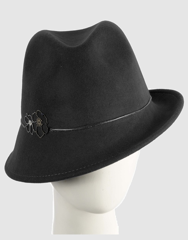 Max Alexander - Felt Black Trilby Hat