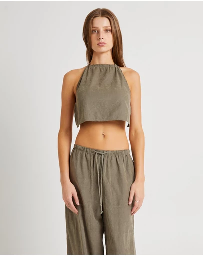 Subtitled - Sahara High Neck Top